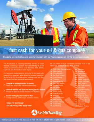 Gas Factoring, Oilfield Finance