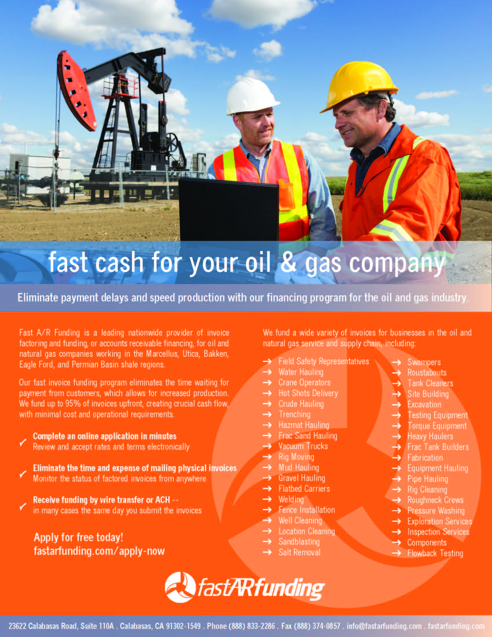 Gas Factoring, Oilfield Finance