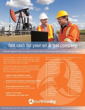 Gas Factoring, Oilfield Finance